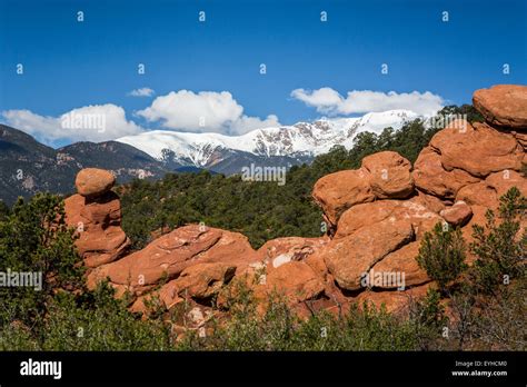 The Rock Formations Of Garden Of The Gods National Natural Landmark And