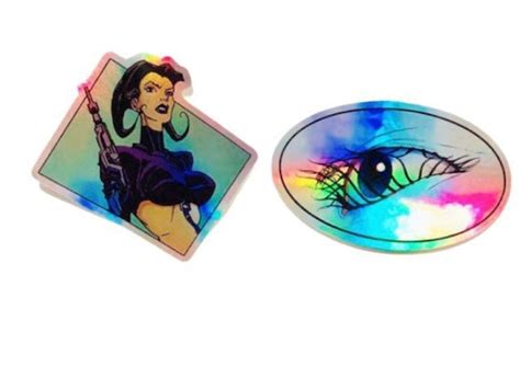 Aeon Flux Sticker Pack Holographic Mtv Liquid Television S Etsy Uk