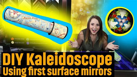 How To Make A Diy Kaleidoscope Using First Surface Mirrors Youtube
