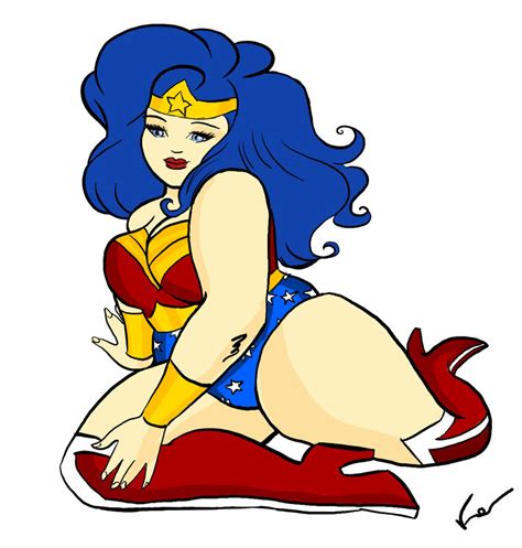 Fat Wonder Woman By Sousalima On Deviantart