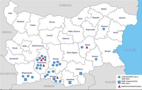 The hantavirus risk map project used satellite data archived at the eros data center. hantavirus: Map Of Hantavirus Cases