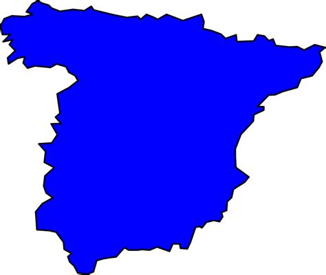 Free Vector Graphic Spain Geography Country Map Free Image On