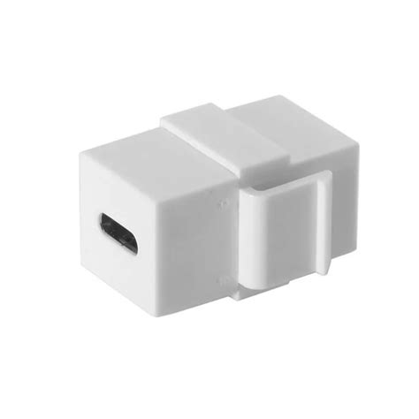Pcs Type C Usb C Adapter Extension Keystone Jack Coupler Female To Female For Wall Plate Panel