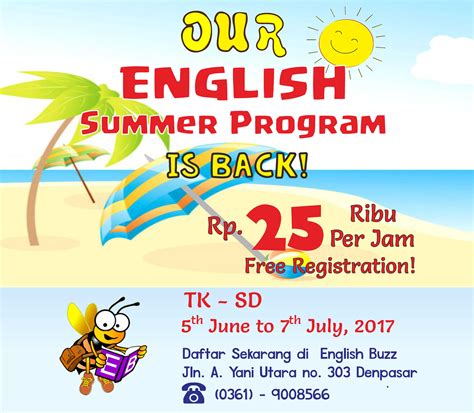Summer Program English Buzz