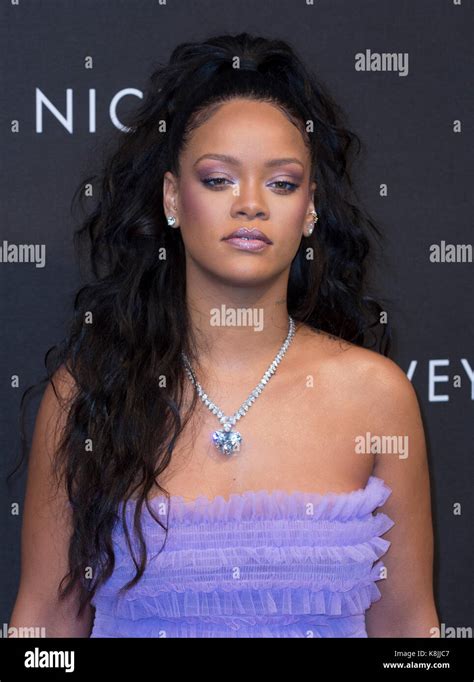 Rihanna Arrives At The Fenty Beauty By Rihanna Launch Party At Harvey