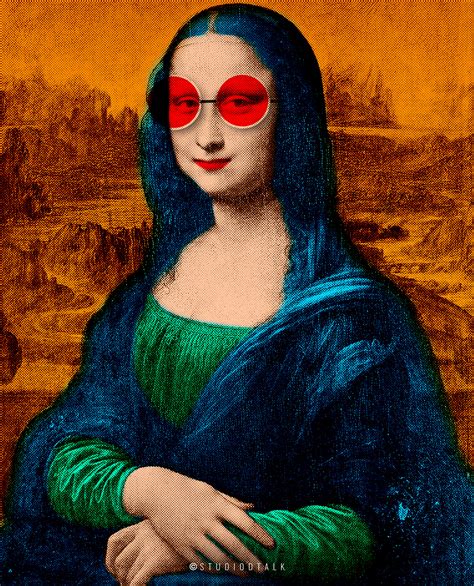 Mona Lisa Pop Art On Behance