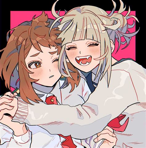 Uraraka Ochako And Toga Himiko Boku No Hero Academia Drawn By Yumei