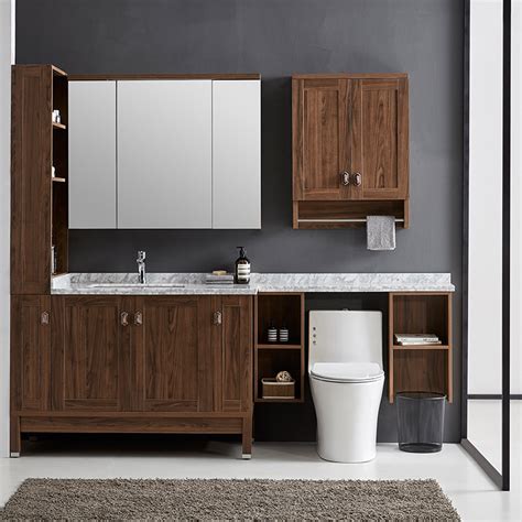 Wooden or metal frame, enclosed cabinet or open shelving, and storage bins galore, you'll declutter in no time. Contemporary Large Tall Bathroom Storage Cabinet Toilet ...