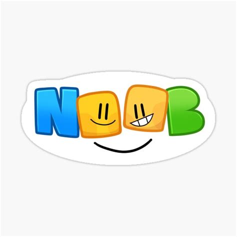 Noob Sticker By Kxradraws Redbubble