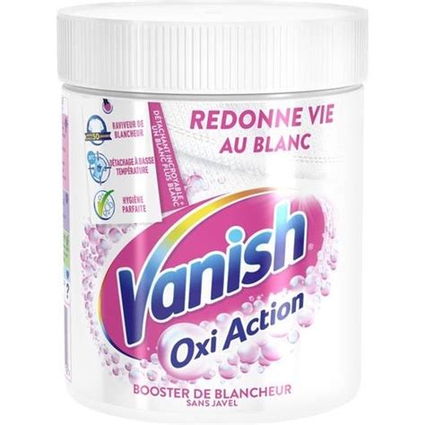 Vanish Oxi Action Booster De Blancheur Détachant Textile And Raviveur