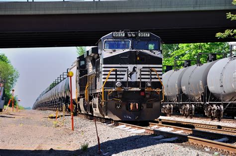 Norfolk Southern Train 68q Parked On The Port Reading Yard Track Aka