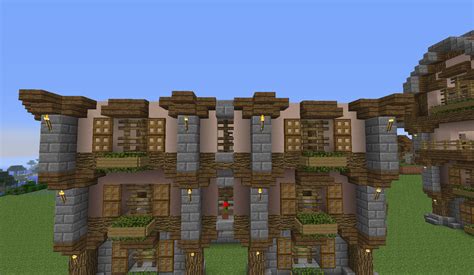 In today's minecraft 1.14 tutorial i'm going to show you how to build a hobbit hole inspired underground storage room!!! Large Country House Minecraft Build Tutorial - BC-GB