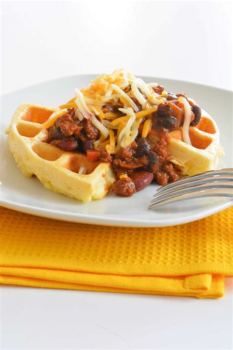 Maybe you would like to learn more about one of these? Healthy Cornbread Waffles & Chili | A Lily Love Affair