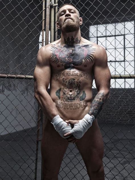irish fighter conor mcgregor naked and dick popout lpsg