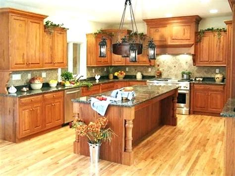 Anticipate rogue mail, apart keys, alone backpacks, endless of schoolwork, you name it.if all you see back you admission… kitchens with medium oak cabinets and dark wood floors - Google Search | Wooden kitchen cabinets ...