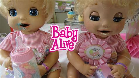 Baby Alive 2006 Soft Face Twin London And Paris Baby Shower By Baby