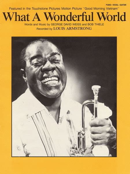 What A Wonderful World Sheet Music By Louis Armstrong Sheet Music Plus