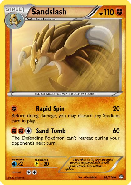 Look at the top card of your deck and put it back. TheAlphaRanger Fake Cards 28/718: Sandslash by TheAlphaRanger on DeviantArt