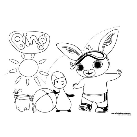 Bing Bunny Kleurplaat Printen → Leuk Voor Kids