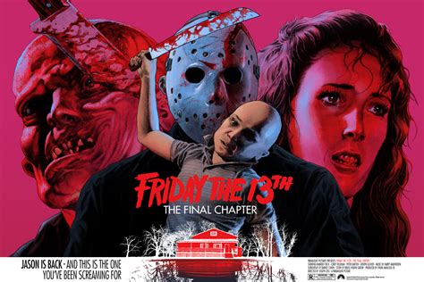 Artstation Friday The 13th The Final Chapter Movie Screen Print