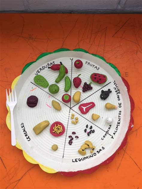 A Paper Plate With Food On It Sitting On Top Of A Table Next To A Fork