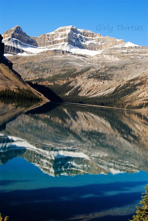 Bow Lake Alberta Canada Nature Natural Landmarks Travel
