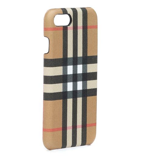 Burberry Leather Iphone 8 Case In Black Lyst