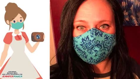 How to make your own face mask to help stop the spread of the coronavirus. Aranmade Face Mask Pdf : Diy Face Mask Patterns Filter Pocket Adjustable Ties Jennifer Maker ...