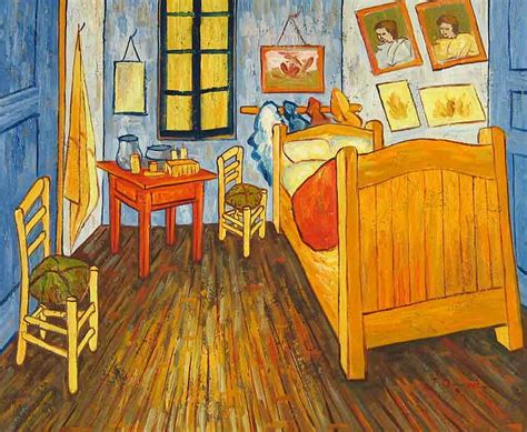 I n the summer of 1889, vincent van gogh arrived in the provencal city of arles and took a lease on one half of a rackety house with green doors in what became known as the yellow house, he began a maelstrom of activity which resulted in many of the artist's greatest works, including the bedroom. Van Gogh Bedroom