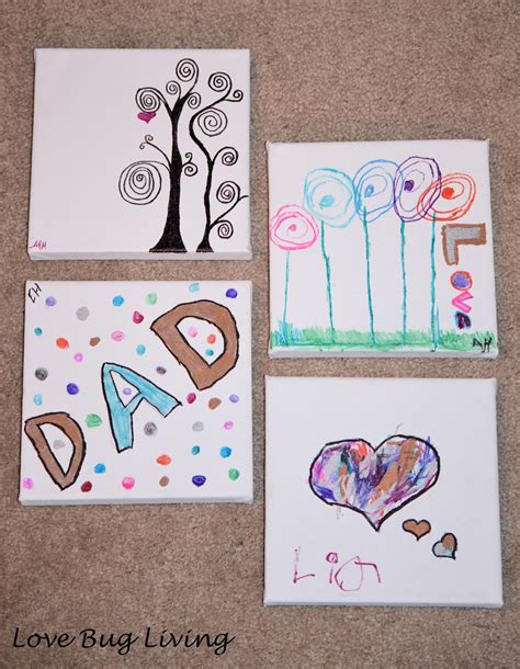 Love Bug Living Fathers Day Mini Canvas Art