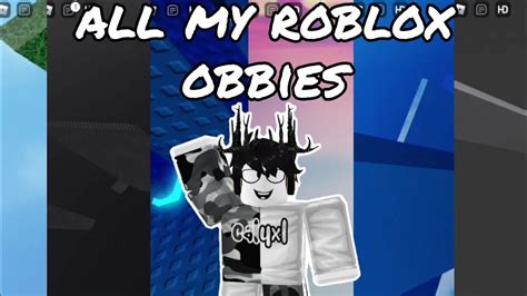 All My Tiered Obbies Roblox Obbies Youtube