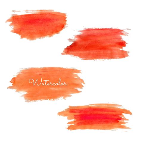 Premium Vector Vector Watercolor Brushstroke New Design Vector Set