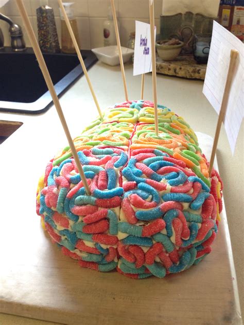 Just Another View Of The Cake Brain Cake Brain Cupcakes Food