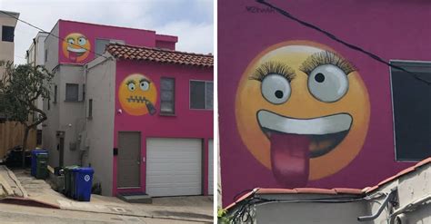 Emoji House In California Is At The Center Of A Neighborhood Feud