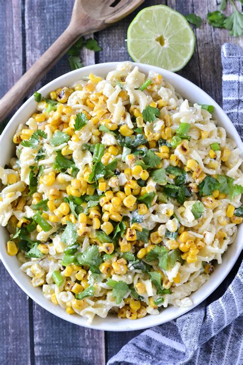 Mexican Street Corn Pasta Salad Mother Thyme