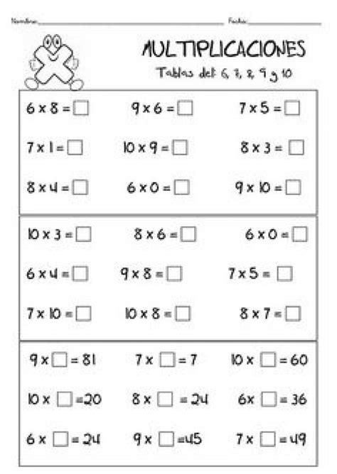 Tareas De Matematica Para Tercer Grado Primaria Conoc