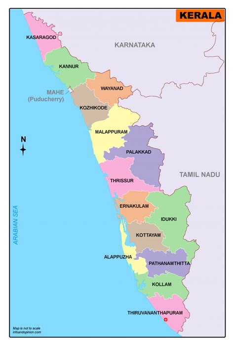 Kerala Map Download Free Kerala Map In Pdf Infoandopinion