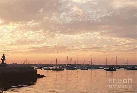Sunset At Newport Harbor Ri Photograph By Christine Jasper Fine Art