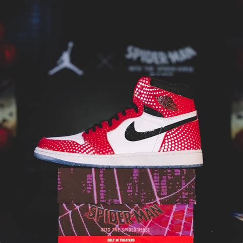 Early Access To The Spider Verse Inspired Air Jordan 1 Retro High Og