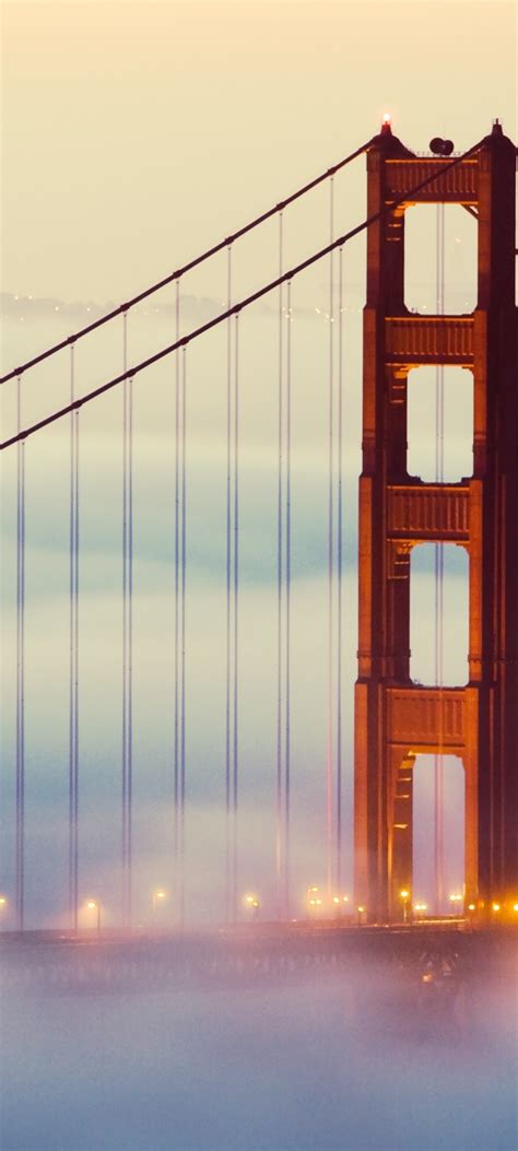 1080x2400 San Francisco Fog Bridge 1080x2400 Resolution Wallpaper Hd