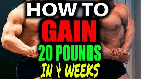 How To Gain 10 Pounds In A Week