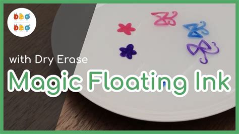 When we pour water into the tray, there is a strong buoyancy force created in the ink, which overpowers the slight stickiness that it may have. How to make Magic Floating Ink with dry erase / 엄마표놀이 춤추는 ...