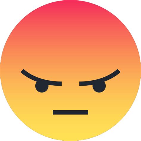 Angry Reaction Emoji Transparent Png Stickpng