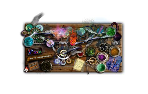 The different types of tokens are: Alchemy Table by dm142 on DeviantArt