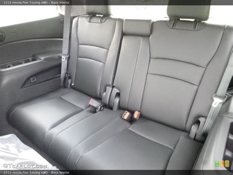Black Interior Rear Seat For The 2019 Honda Pilot Touring Awd