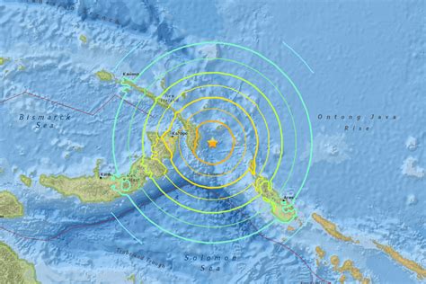 Tsunami Warnings After Magnitude 79 Earthquake Hits East Of Papua New