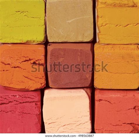 Pastel Square Different Colors Background Texture Stock Photo 498563887