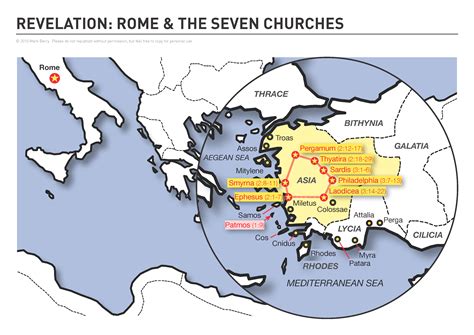 Churches Of Revelation Modern Map Maping Resources Images And