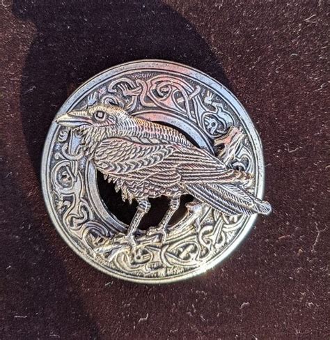 Pin Raven With Viking Ring Lords Of The Seas