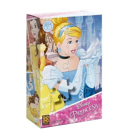 Quebra Cabeça 30 Peças Princesas Disney Cinderela Toyster Colombo